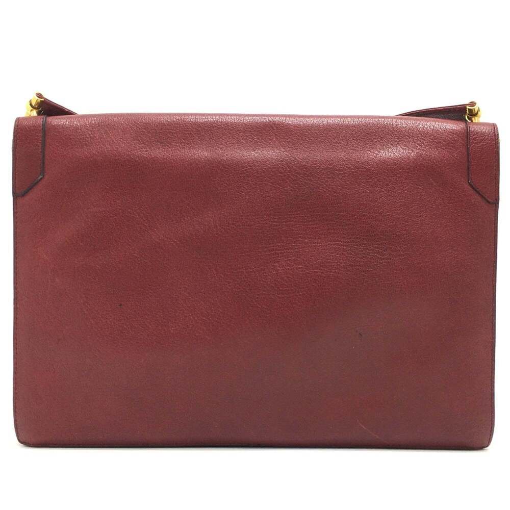 CHRISTIAN DIOR Vintage Red Leather Shoulder Bag - Picture 2 of 13